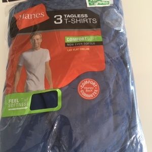 Hanes 3 pack men’s navy tees
